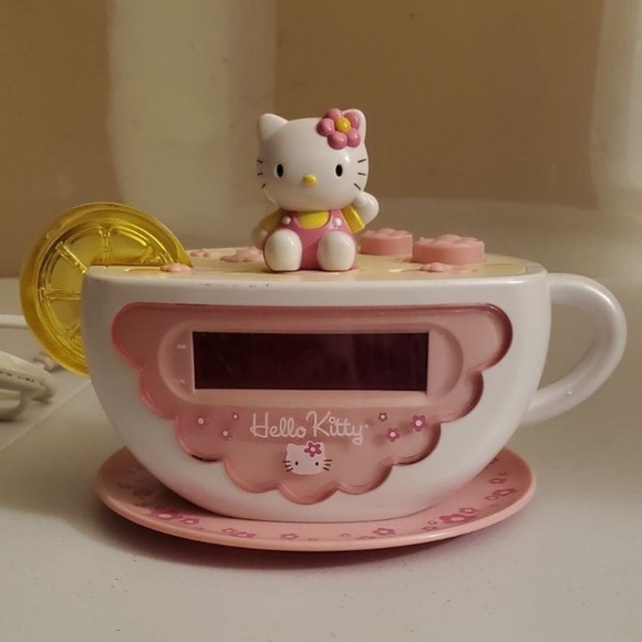Hello Kitty Other Hello Kitty Tea Cup Alarm Clock Radio Poshmark